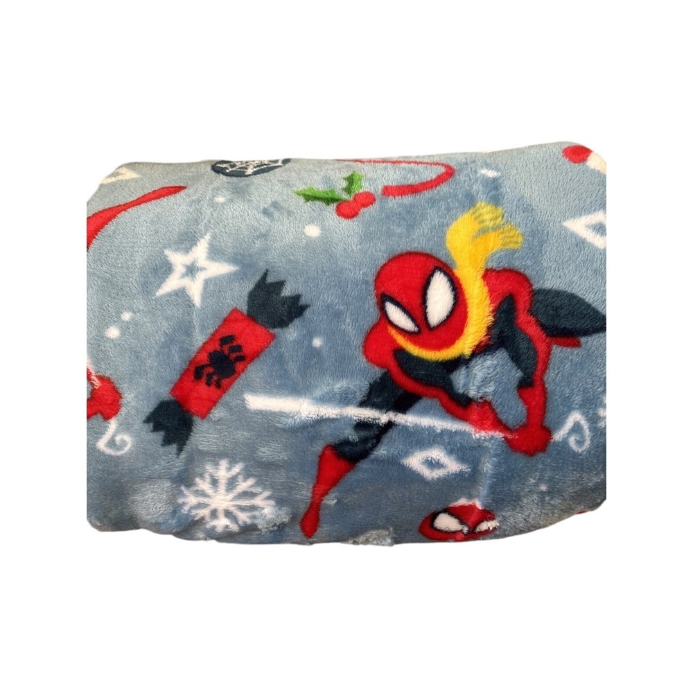 The Big One Marvel Holiday Spider-Man Oversized Plush Throw 5ft x 6ft NWT